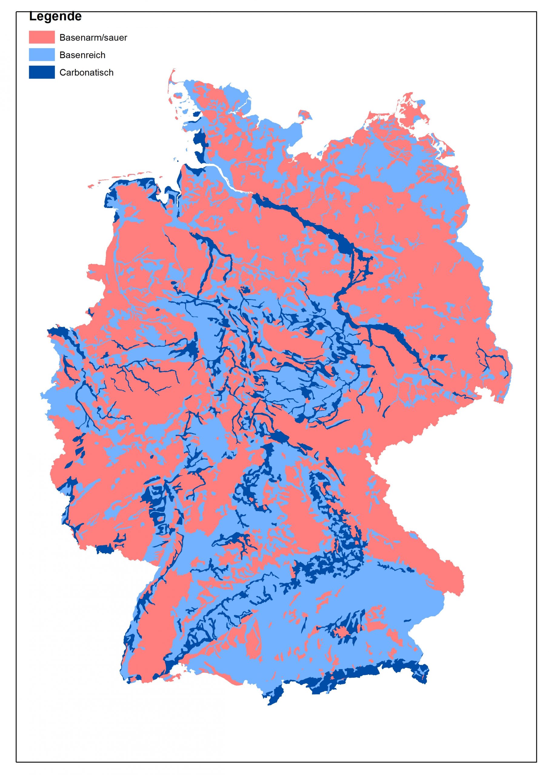 Basensättigungskarte Deutschland